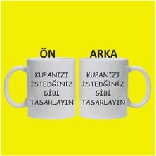 Kişiye Özel Beyaz Baskılı Bardak, Şık ve Özel Tasarım Kupa