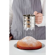 Paslanmaz Metal Un ve Şeker Eleği, 12 Cm, Pratik ve Dayanıklı