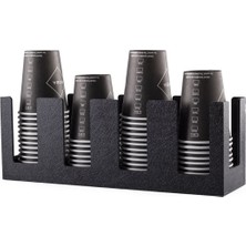 50'li Siyah Mini Ekmek ve Kahve Bardakları, 4 Oz, 118 Ml, Şık ve Kullanışlı Set