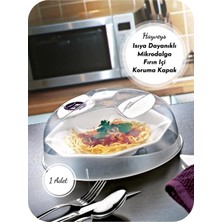 Beyaz Isıya Dayanıklı Mikrodalga Fırını Içi Koruma Kapak E-4