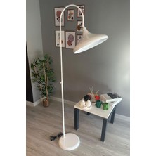 Modern Hareketli Beyaz Lambader, Dekoratif Metal Tasarım, Oturma ve Çalışma Odası Için.