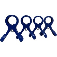 Lacivert Çok Amaçlı Plaj Şezlong ve Masa Sabitleyici, Havlu ve Battaniye Tutucu