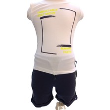 Nk Kids Erkek Çocuk İkili Takım – Atlet & Şort %100 Pamuk