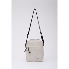 SHAKA Krem U12 Fermuarlı 2 Bölmeli Omuz Çantası 20X18 cm