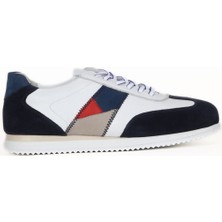Bueno Shoes Lacivert Süet-Beyaz Marsel Erkek Günlük Ayakkabı 07MA2004GRD18 07MA2004GRD18