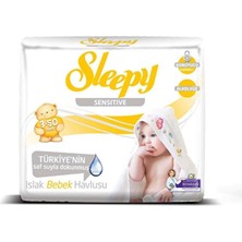 Sleepy Sensitive Islak Bebek Havlusu 3X50 Adet