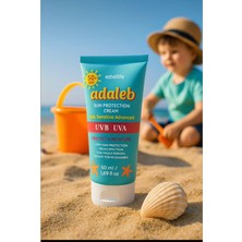 Adaleb Spf 50+ Su Bazlı Güneş Kremi | 5’li Hyaluronik Asit + Centella + Peptid | Yağsız & Suya Dayanıklı