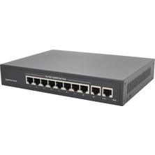 M-Sıght Ms-8pg-2upg 8 Port Gbit Poe + 2 Port Gbit Uplınk 120W Poe Swıtch Dahili Power