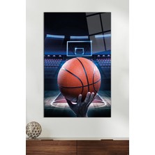 Basketbol Arena Dikey Cam Tablo, Modern Ev Ofis Dekoru, Hediyelik Duvar Dekorasyonu, Kırılmaz Cam