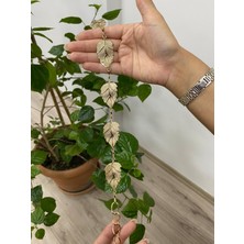 Altın Yaprak Figürlü Zincir Kemer