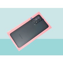 Tkgz - Samsung Galaxy A52 A525 Arka Kapak Batarya Kapağı - Siyah - Full Lensli
