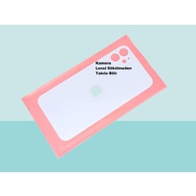 Tkgz - iPhone 11 Arka Pil Batarya Kapağı - Cam Kapak Geniş Lens Deliği - Mavi
