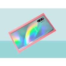 Tkgz - Samsung Galaxy Note 10 Plus Arka Kapak Batarya Kapağı (Cam Full Lensli) - Gri