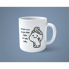 Şık ve Renkli Baskılı Seramik Kupa Bardak, Günlük Kullanım Için Ideal Seçim