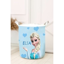 Mavi Kalpli Elsa Desenli Oyuncak Sepeti