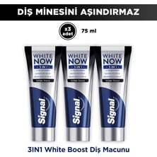 Signal White Now Diş Macunu 3 In 1 White Boost 75 ml X3
