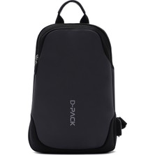 Derimod D-Pack Erkek Gri Teknolojik Kumaş Çapraz Çanta 23SBD30036F