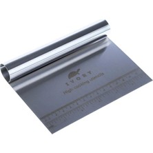 Paslanmaz Çelik Ölçülü Hamur Kesme Dilimleme Kaldırma Spatulası Kazıyıcı