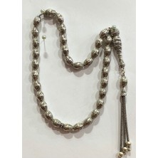 Tespih Vizyon Işlemeli Gümüş Tespih