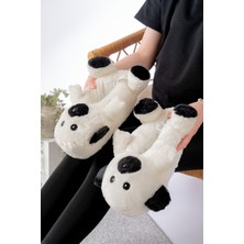 Ayıcık Figürlü Peluş Panduf Ev Pandufu Unisex