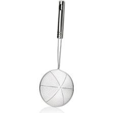 Paslanmaz Çelik Kızartma Kevgiri, Yağ Süzgeci ve Tel Kepçe Seti