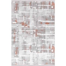 Alaçatı 2600A Gri Kiremit Yumuşak Dokulu Modern Salon, Mutfak, Oturma, Çocuk Odası Halısı