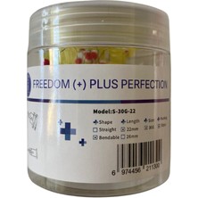 Ditok Dental Freedom Irrigasyon Iğnesi Açılı Çift Delikli Stoperli 50 Adet 22 mm