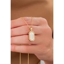 BS Begisilver 925 Ayar Gümüş Ayetel Kürsî Kolye – Zirkon Çerçeveli – 45 cm Zincir