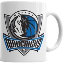 Gri Renkli Dallas Mavericks Porselen Kupa Bardak