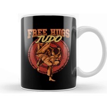 Komik Mma Judo Kupa Bardak, Porselen, Beyaz, Hobi ve Spor Temalı Hediyelik