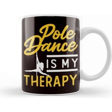 Beyaz Porselen Pole Dancer Kupa, Terapi ve Fitness Için Şık Tasarım