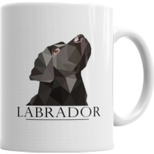 Sevimli Köpek Desenli Porselen Kupa Bardak, Şık ve Dayanıklı Tasarım