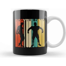 Retro Tasarımlı, Şık Porselen Kupa Bardak, Modern ve Estetik Kullanım Sağlar.