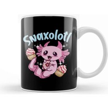 Sevimli Axolotl Temalı Kupa, Tatlı ve Eğlenceli Tasarım, Porselen Bardak