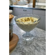 Turuncu 3'lü Ayaklı Dondurma ve Tatlı Kasesi, Şık ve Kullanışlı Tasarım