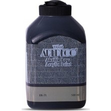 Artdeco Akrilik Boya 500ml - Siyah / 3618