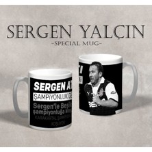 Futbol Temalı Özel Tasarım Kupa Bardak, Siyah, Şık ve Dayanıklı Tasarım