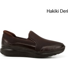 Gönderi(r) Erkek Kahve Antik Hakiki Deri Comfort Ayakkabı