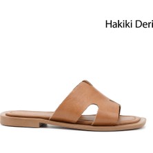Gönderi(r) Kadın Taba Hakiki Deri Terlik