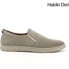Gönderi® Erkek Kum Nubuk Hakiki Deri Comfort Ayakkabı