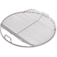 Weber Hinged Cooking Grate 8424 Menteşeli Pişirme Izgarası – 57 cm Kömürlü Barbeküler İçin Plated Steel | Katlanabilir Yan Kanatlar | Kömür Yenilemeyi Kolaylaştırır