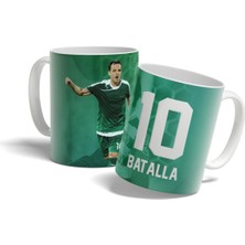 Yeşil Tasarımlı Baskılı Kupa Bardak, Şık ve Kullanışlı Hediye Seçeneği