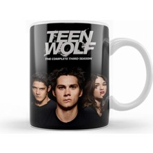 Teen Wolf Porselen Kupa Bardak, Şık Gri Tasarım, Günlük Kullanım Için Ideal