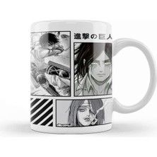 Attack On Titan Temalı Porselen Kupa, Şık ve Kaliteli Tasarım, Ideal Hediye Seçeneği