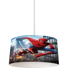 Çok Renkli Örümcek Adam ve Demir Adam Temalı Modern Avize