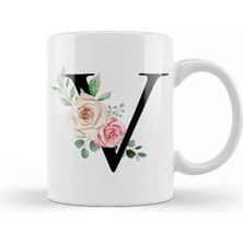 V Harfi Porselen Kupa Bardak, Şık ve Kaliteli Beyaz Tasarım