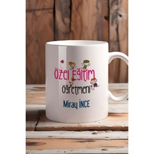 Kişiye Özel Öğretmen Kupa Bardak Beyaz Öğretmenler Günü Hediyesi