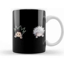 Hunter x Hunter Kupa Bardak Porselen Kırmızı ve Beyaz Renkli, Şık ve Dayanıklı