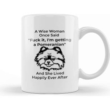 Sevimli Pomeranian Köpek Temalı Kupa Bardak, Eğlenceli Hediye, Porselen Tasarım