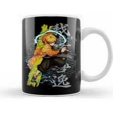 Şimşek Desenli Porselen Kupa Bardak, Şık ve Modern Tasarım